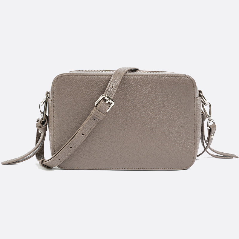 Women's genuine cowhide leather handbag Murca design with pouch