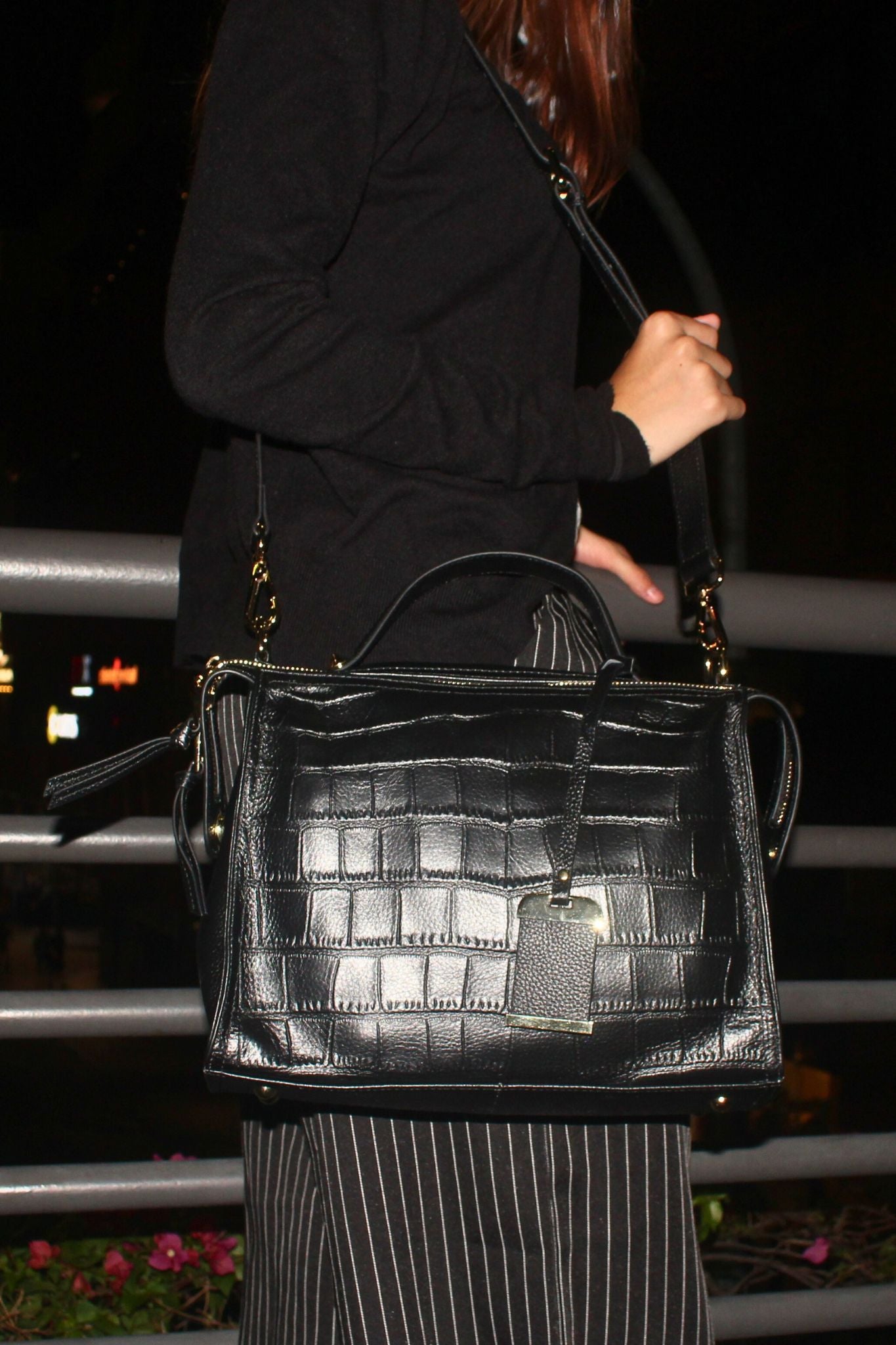 Women's genuine cowhide leather handbag Kabelky design