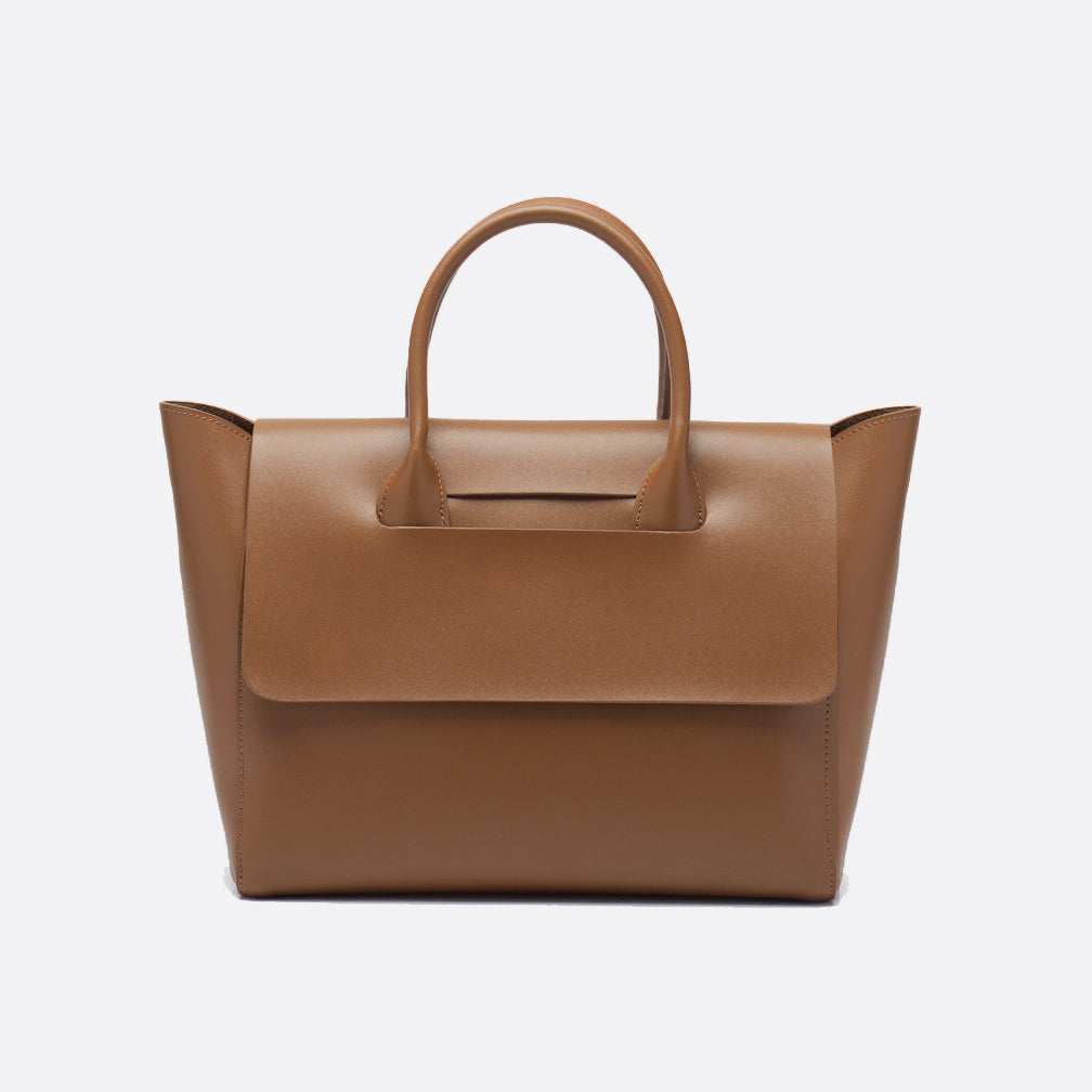 Women's genuine cowhide leather handbag nodel design