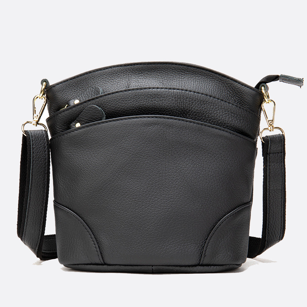Women's genuine cowhide leather handbag Hayden design