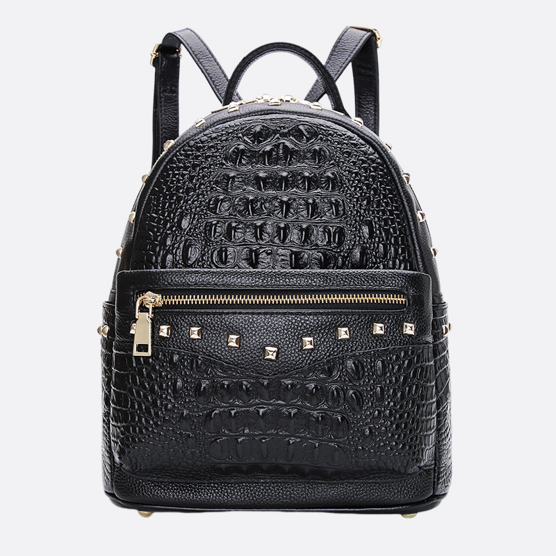 Crocodile print backpack online