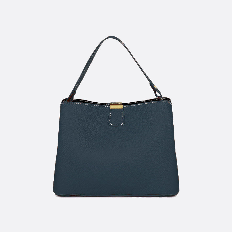 Women's cowhide leather handbag Mori V2 design with 3 straps