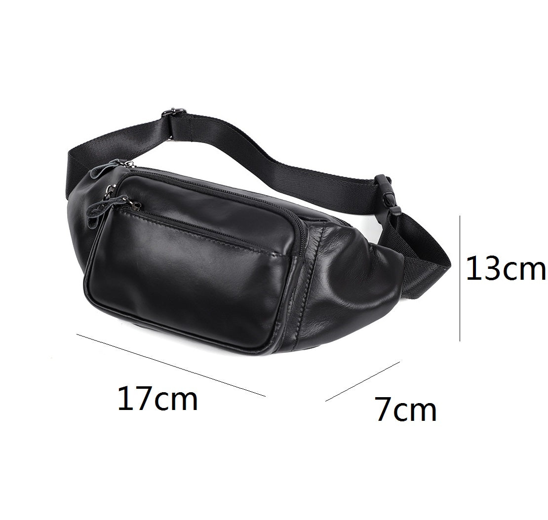 Unisex cowhide leather handbag Vesny pouch design