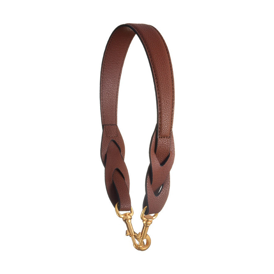 Tomorrow Closet woven leather short bag strap