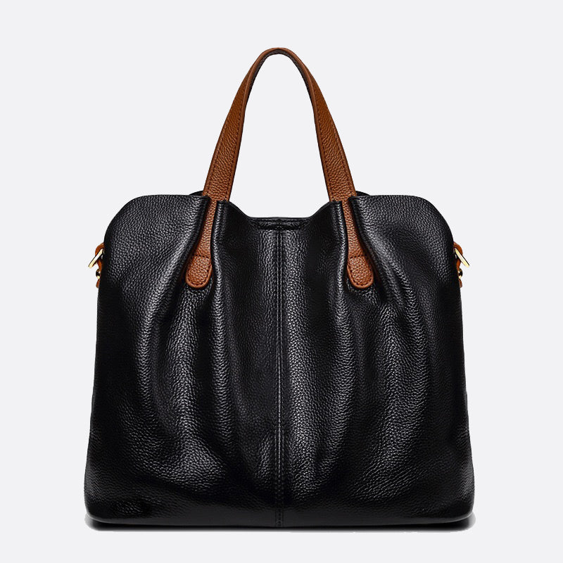 Women's genuine cowhide leather handbag Borsa V2 design