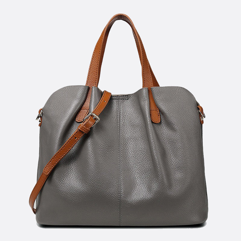 Women's genuine cowhide leather handbag Borsa V2 design