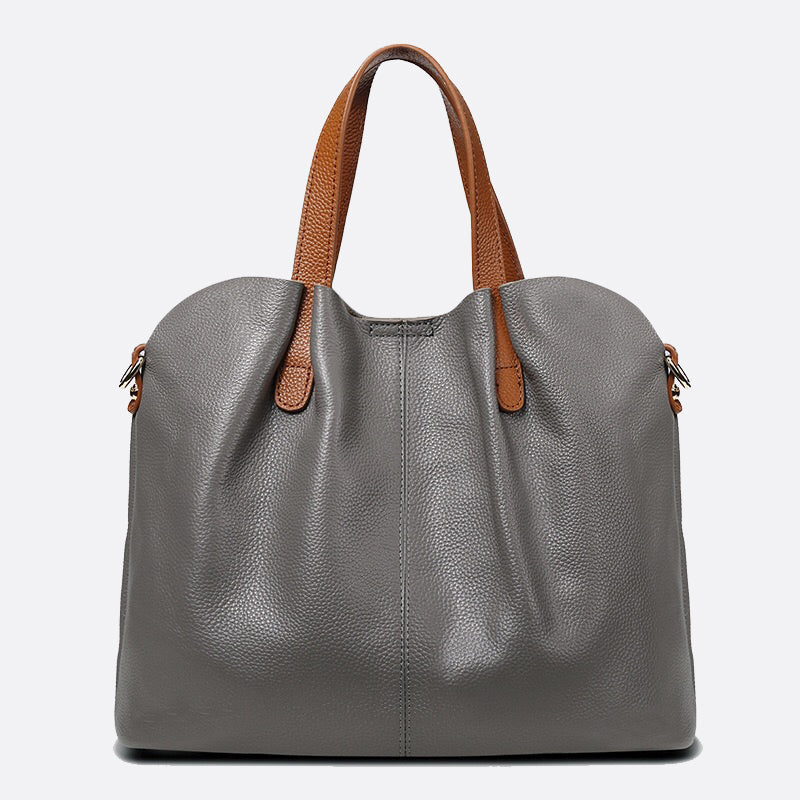 Women's genuine cowhide leather handbag Borsa V2 design