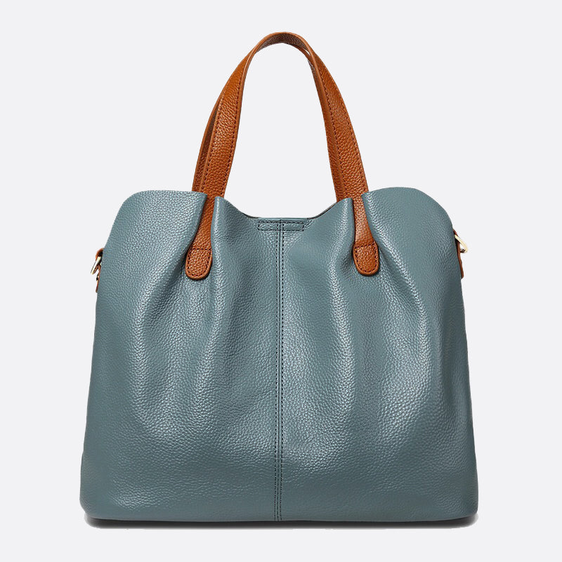 Women's genuine cowhide leather handbag Borsa V2 design