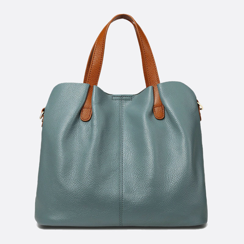 Women's genuine cowhide leather handbag Borsa V2 design