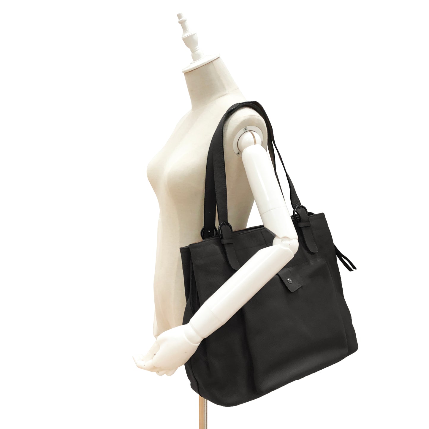 Women's and Men's unisex genuine cowhide leather handbag Cate design V2