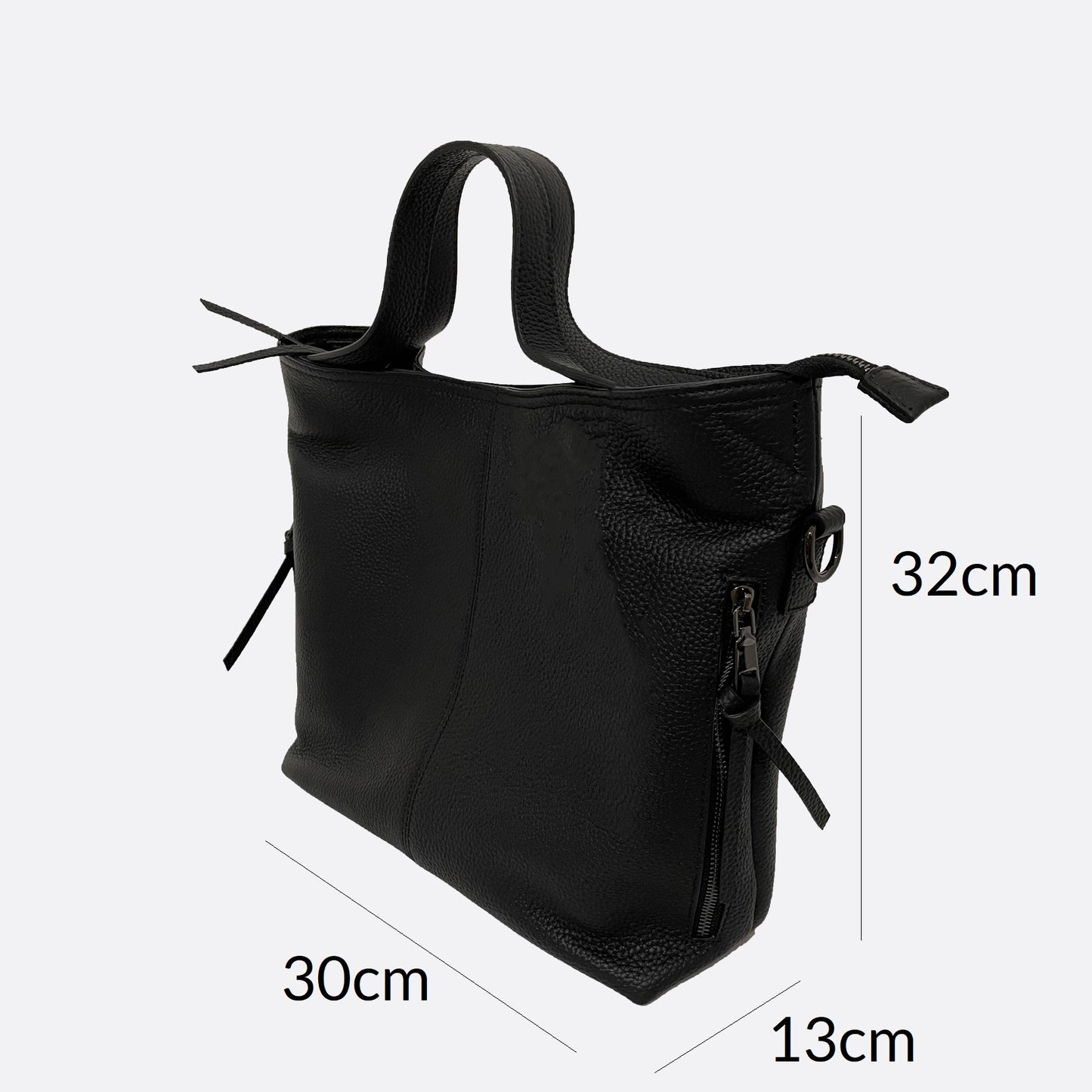 Women's genuine cowhide leather handbag Klos design
