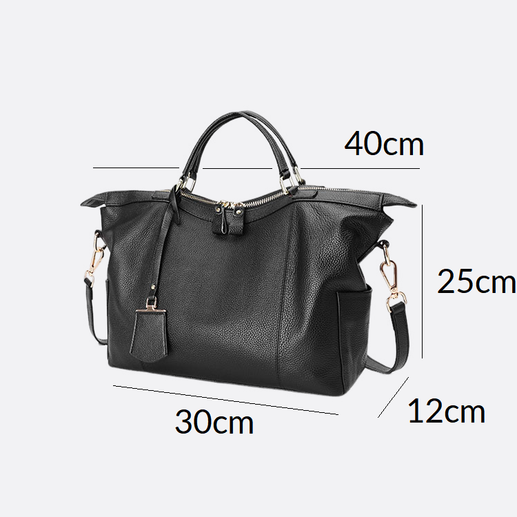 Women's genuine cowhide leather handbag Ellipse V3 design