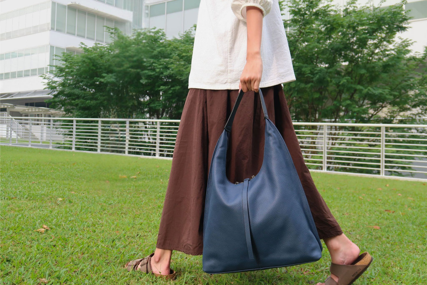 Women's genuine cowhide leather Hobo handbag Dilla design