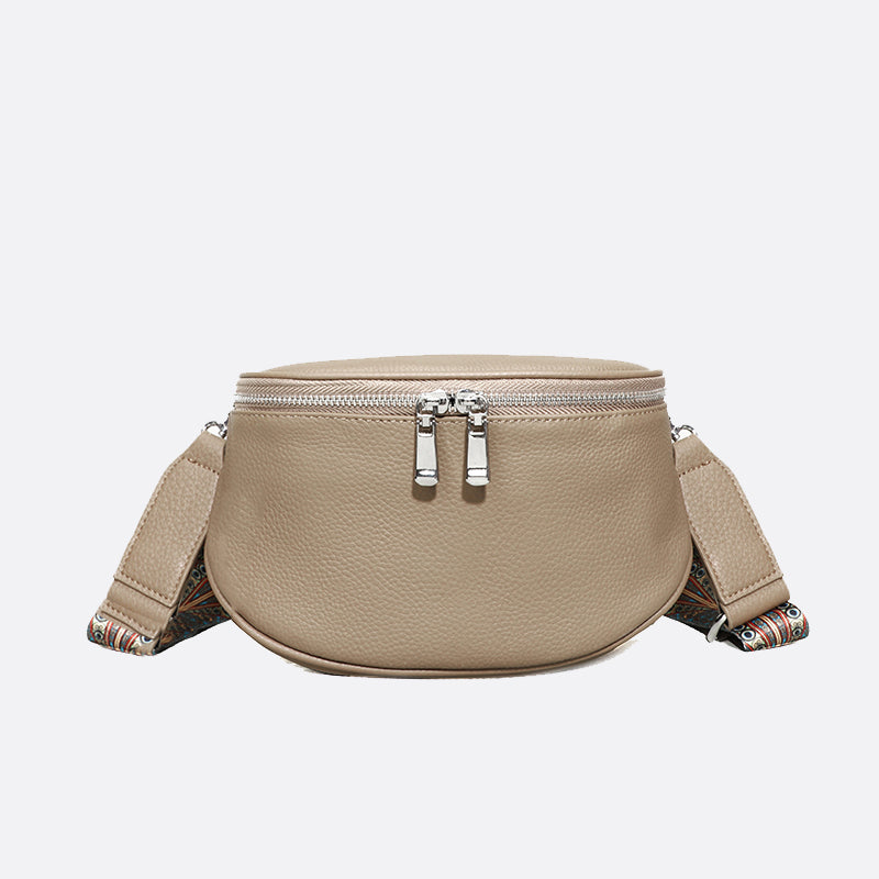 Women's genuine cowhide leather handbag Tilo V3 design camera bag with tribal strap
