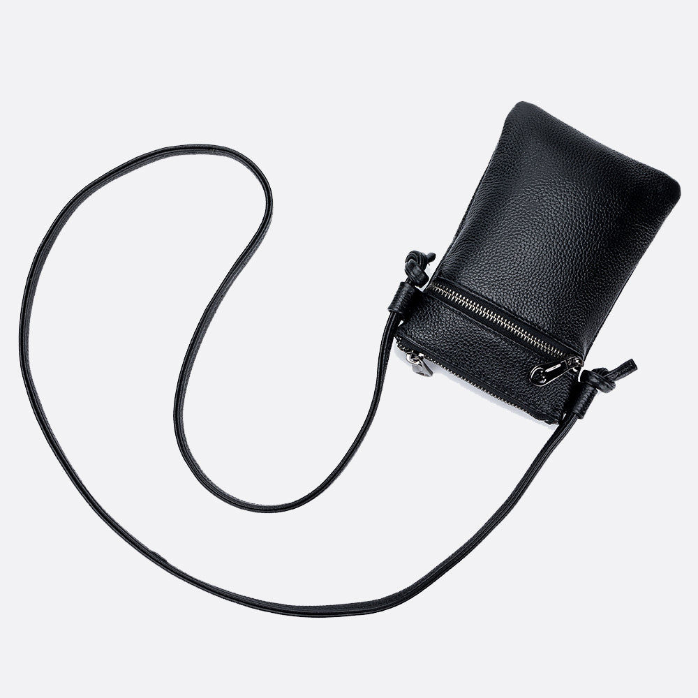 Women's genuine cowhide leather handphone bag Mirren Pouch design