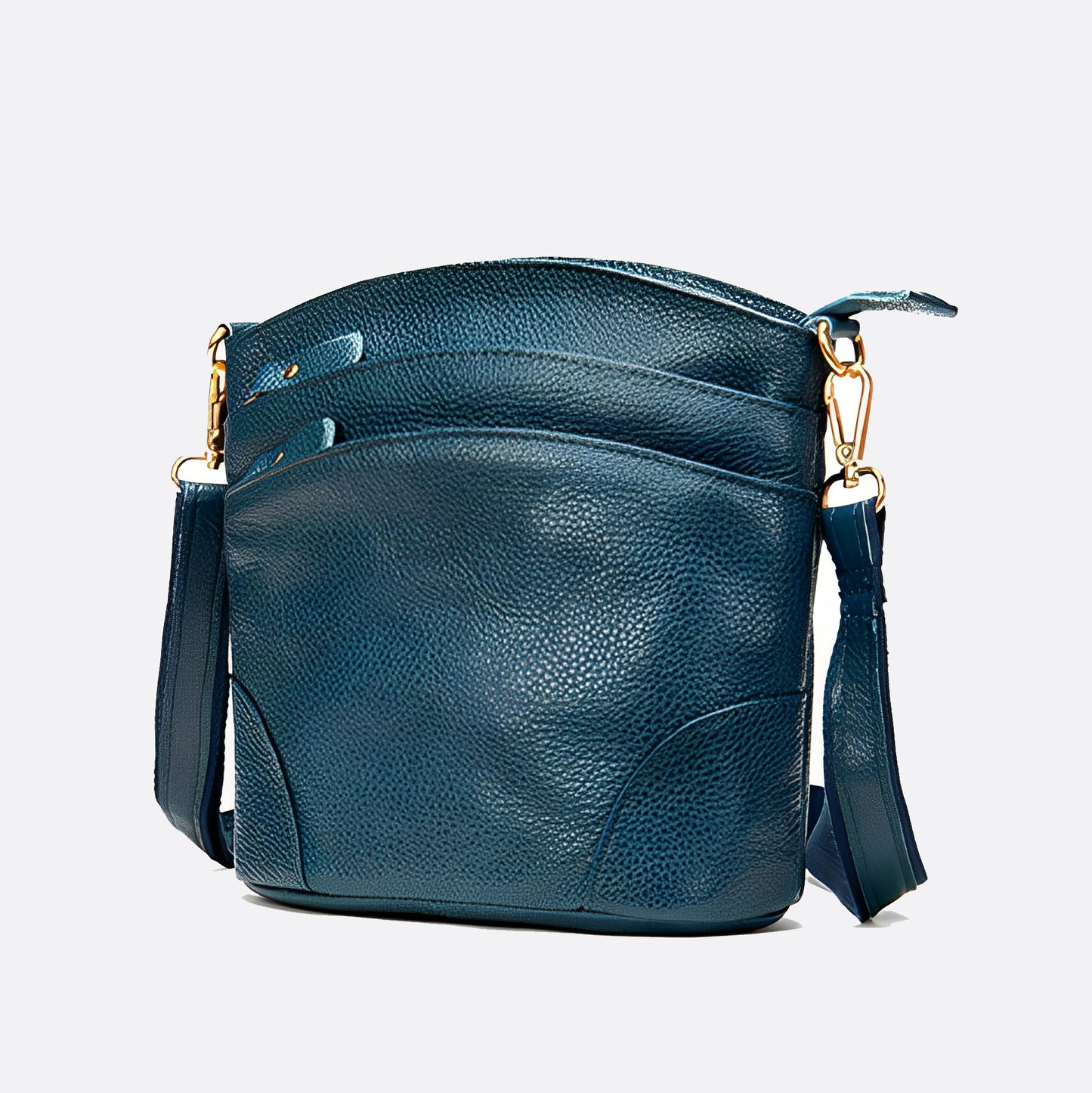 Women's genuine cowhide leather handbag Hayden design