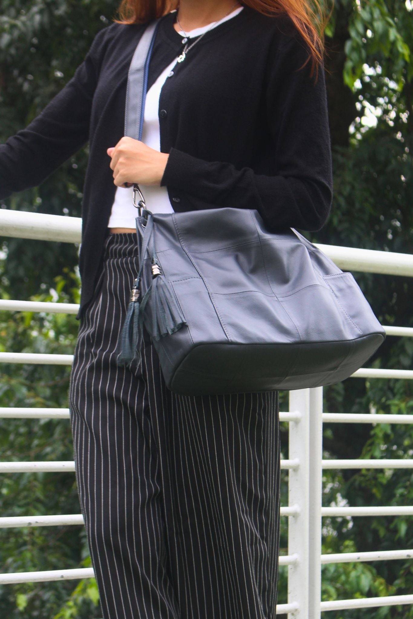 Women's genuine cowhide leather handbag Bora V4 design