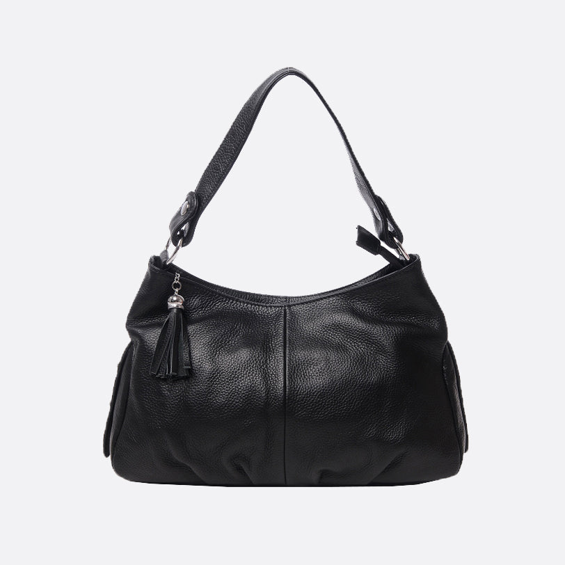 Women's genuine cowhide leather handbag Bora design