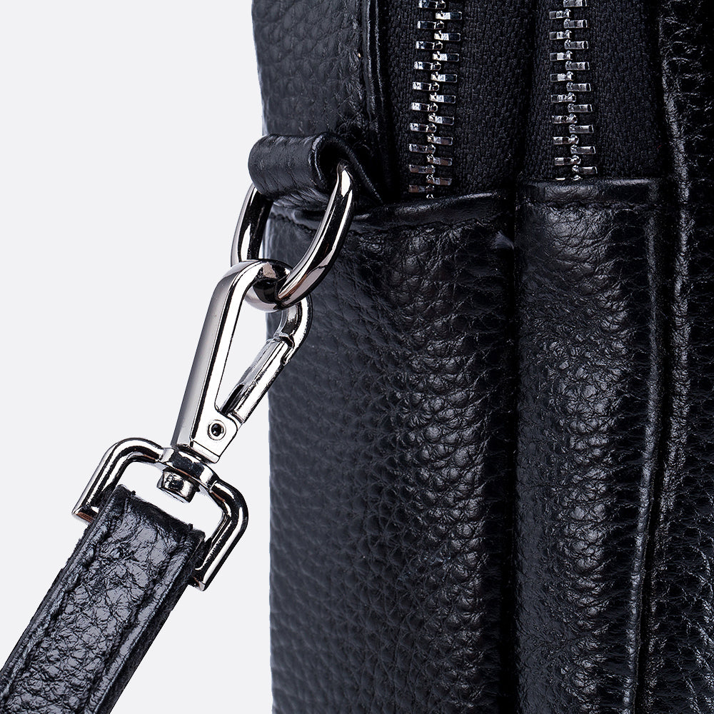 Women's genuine cowhide leather handphone bag Mirren design