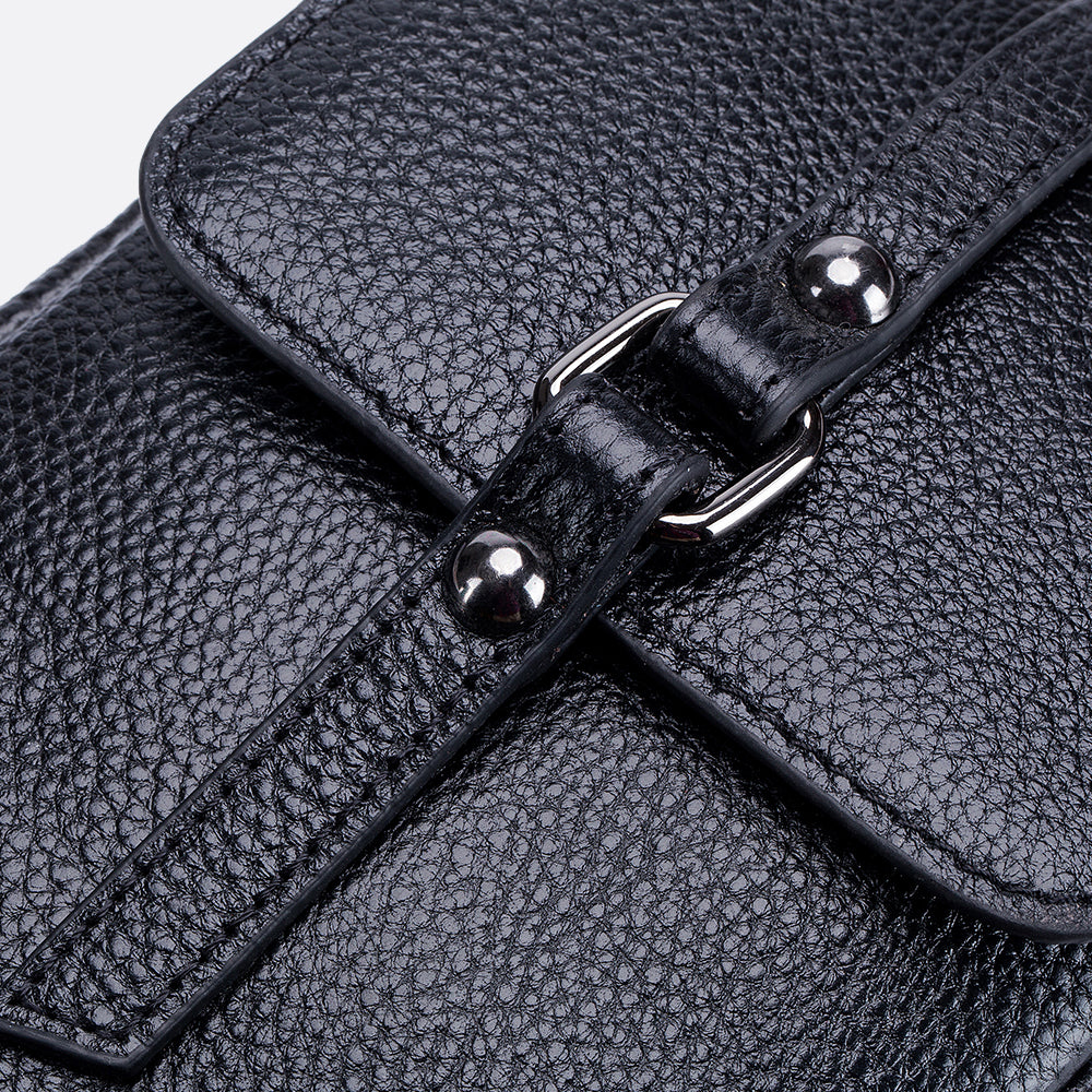 Women's genuine cowhide leather handphone bag Mirren design