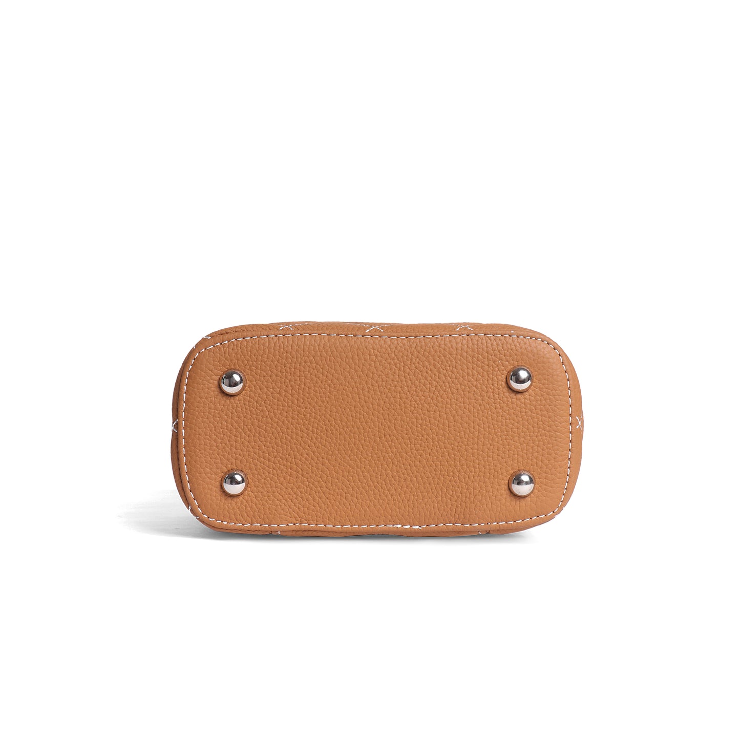 Women's cowhide leather vanity bag Schon design with strap