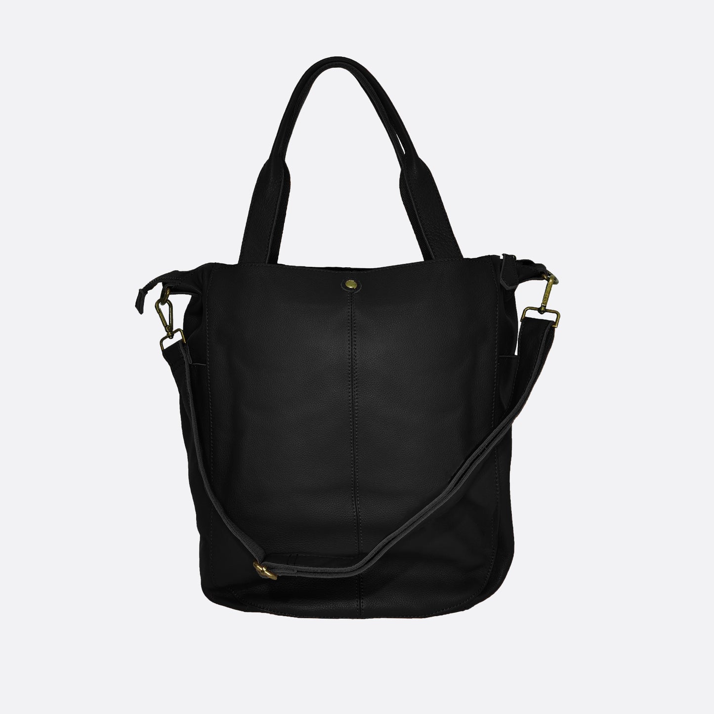 Unisex Men's and Women's genuine cowhide leather handbag Cara V2 design