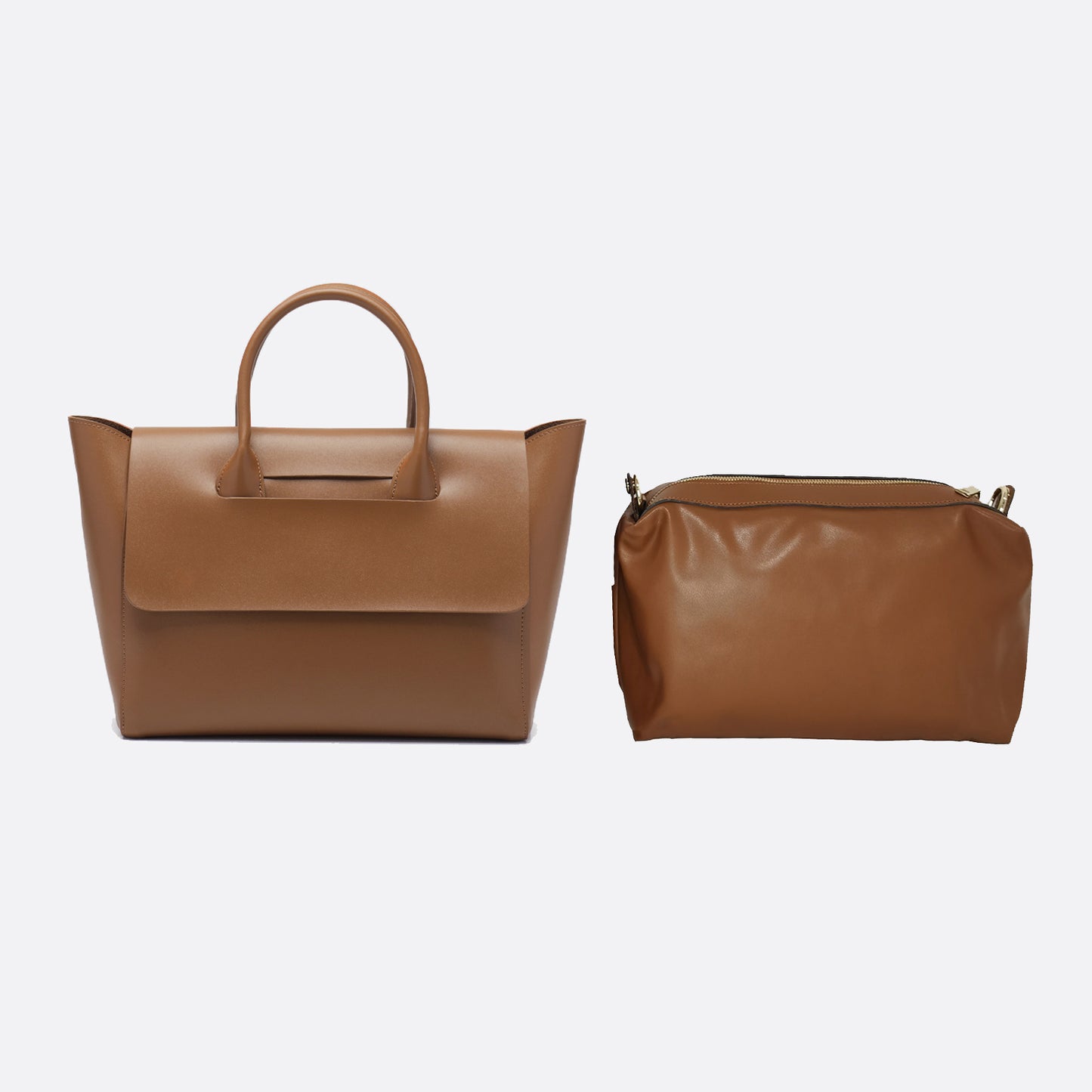 Women's genuine cowhide leather handbag nodel design
