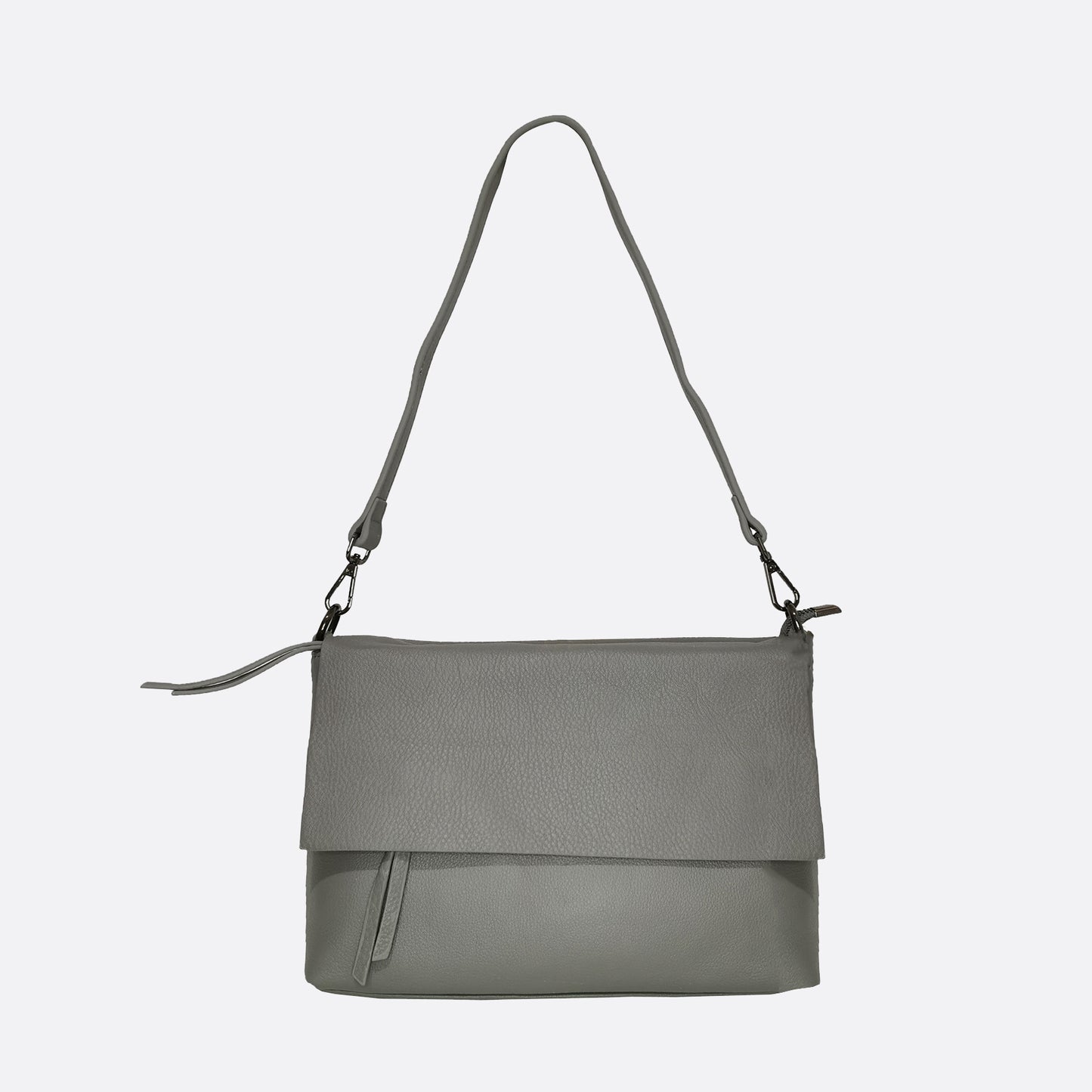 Women's genuine cowhide leather messenger satchel bag handbag Boite design