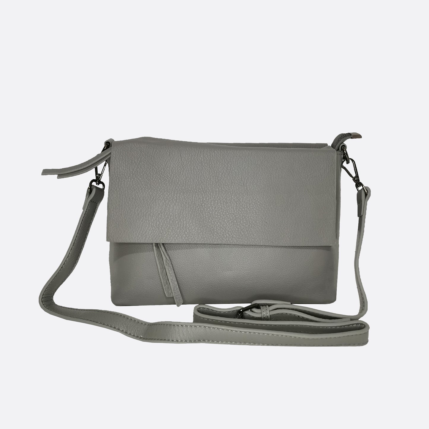 Women's genuine cowhide leather messenger satchel bag handbag Boite design