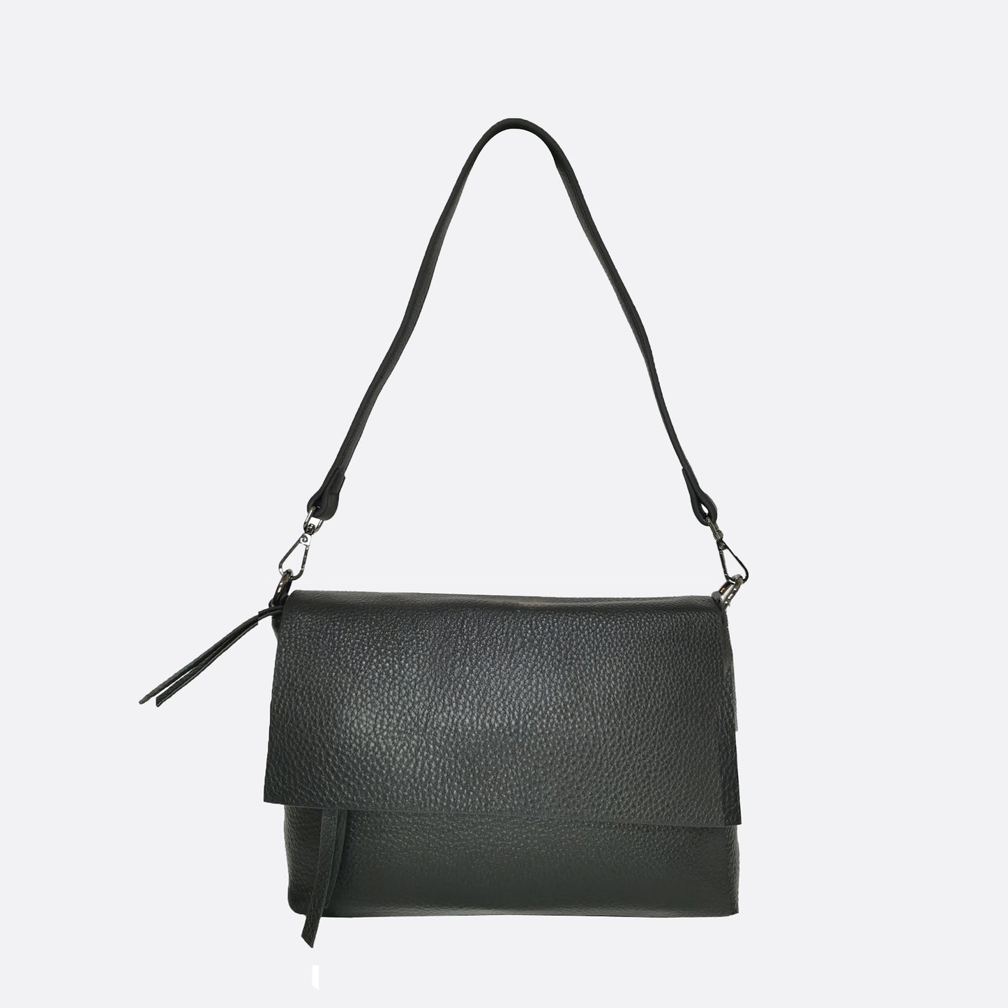 Women's genuine cowhide leather messenger satchel bag handbag Boite design
