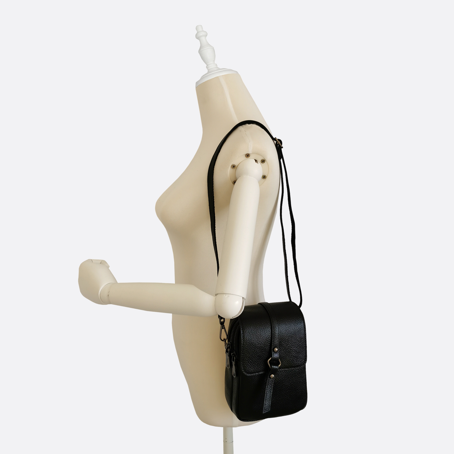 Women's genuine cowhide leather handphone bag Mirren design