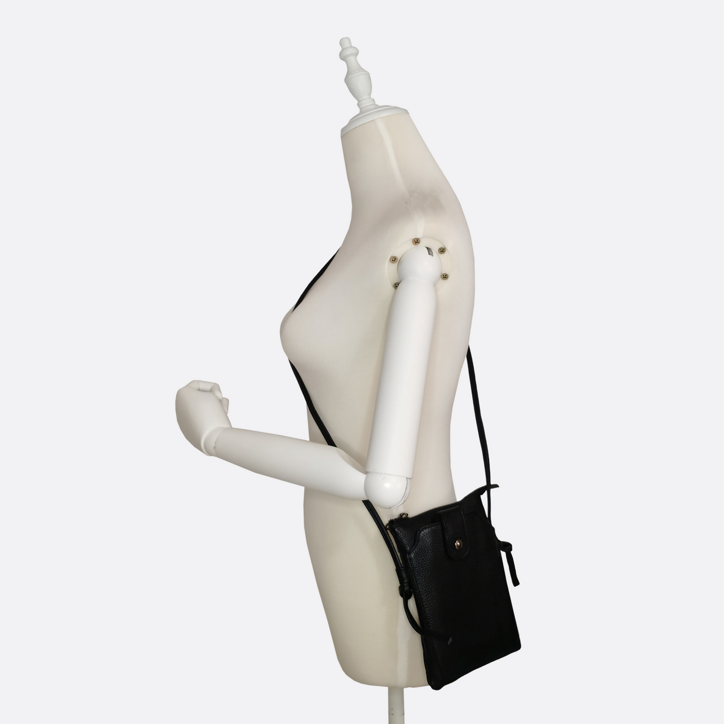 Women's genuine cowhide leather handphone bag Mirren Pouch design