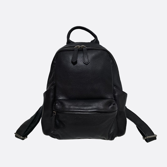 Unisex cowhide leather backpack V2