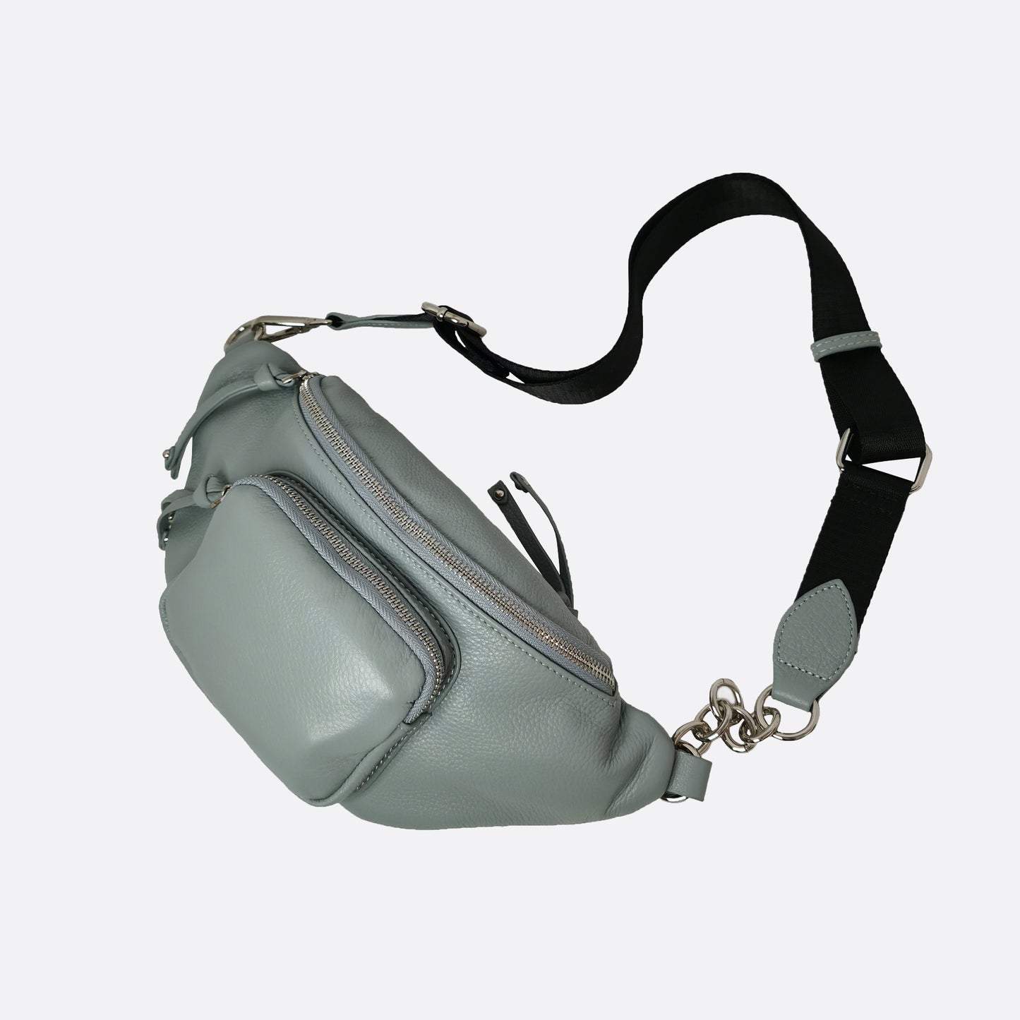 Women's cowhide leather handbag Vesny pouch design waist bag