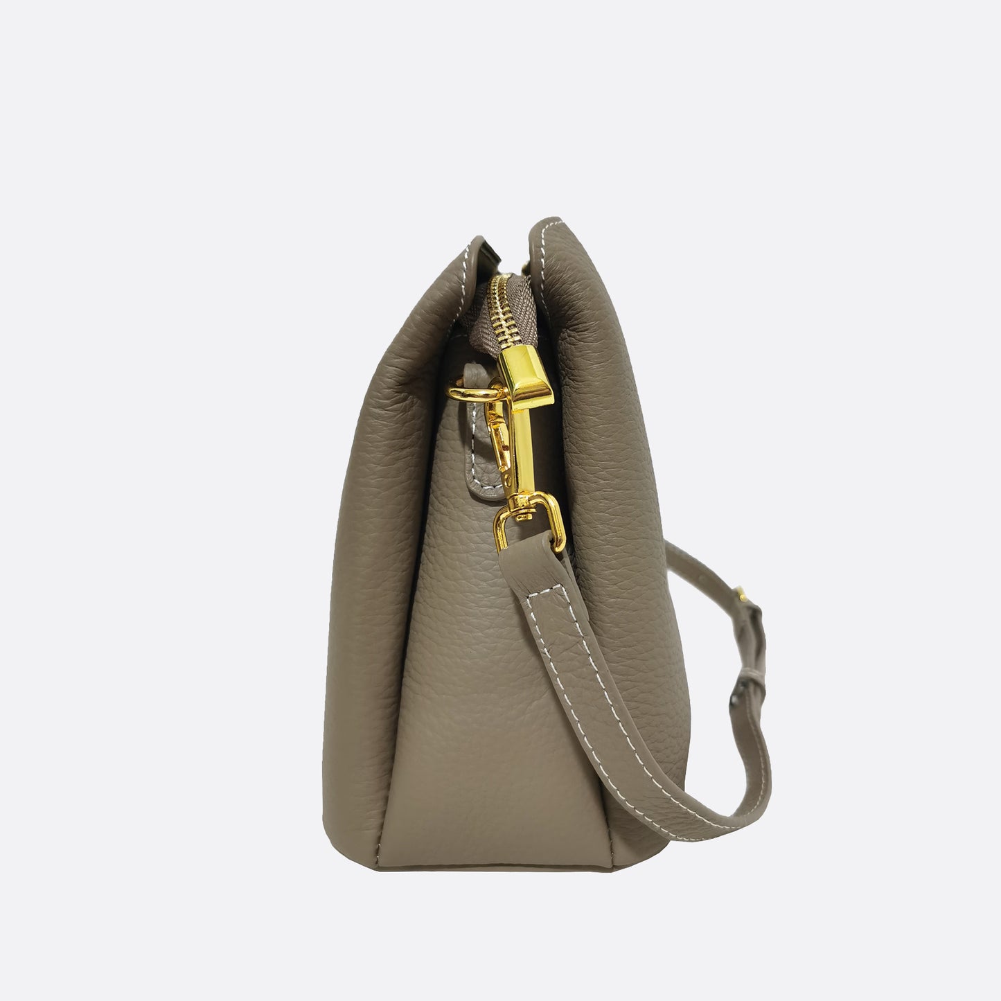 Women's cowhide leather handbag Mori V2 design with 3 straps