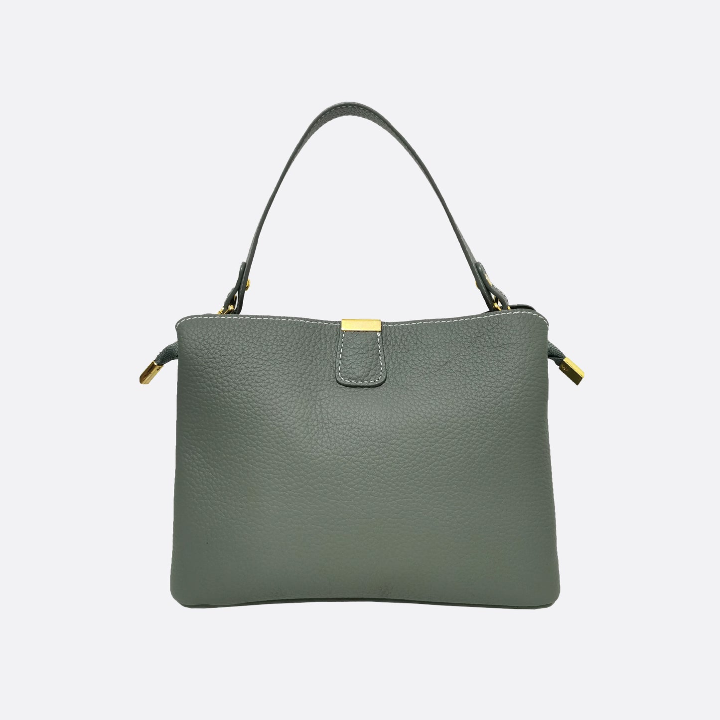 Women's cowhide leather handbag Mori V2 design with 3 straps