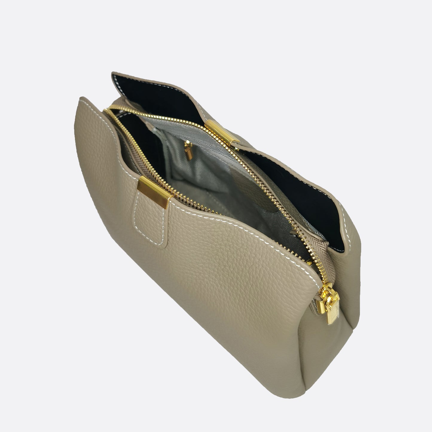Women's cowhide leather handbag Mori V2 design with 3 straps