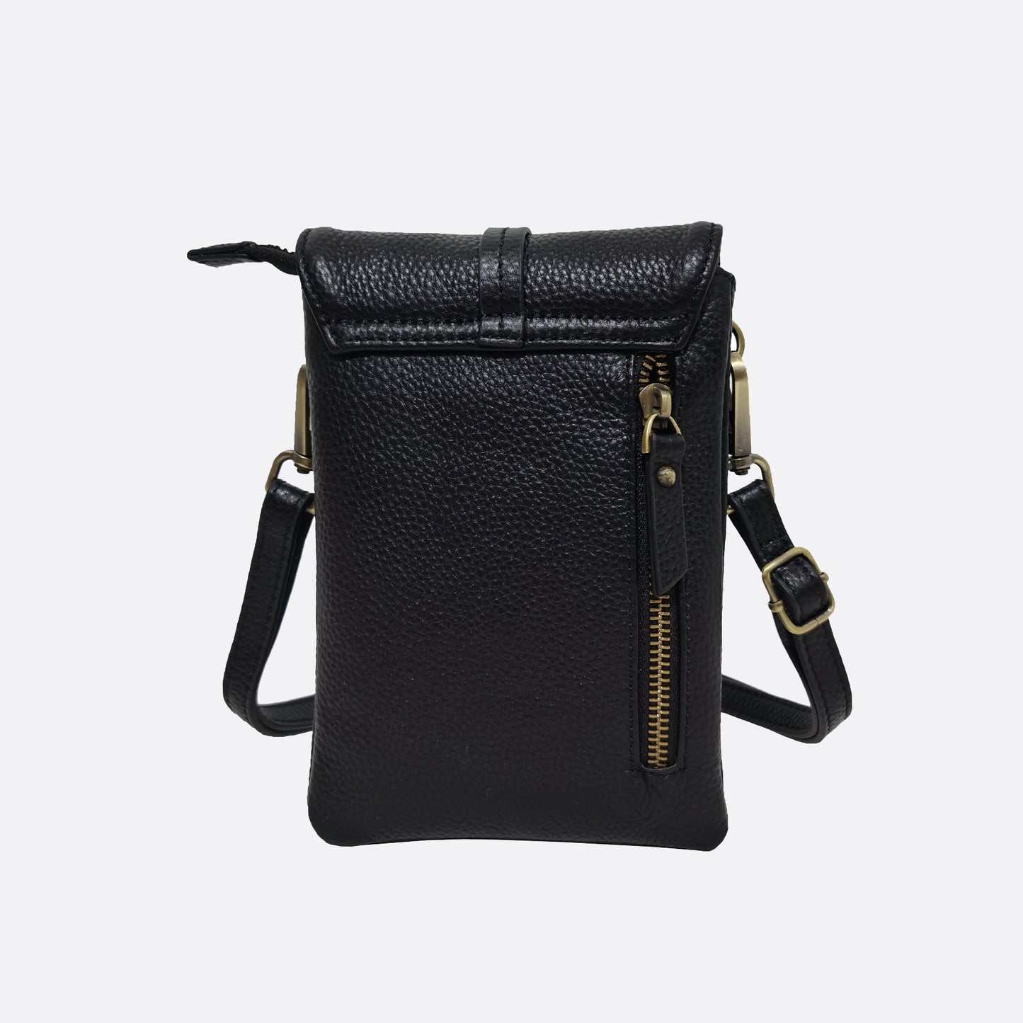 Women's genuine cowhide leather handphone bag Mirren Flap design