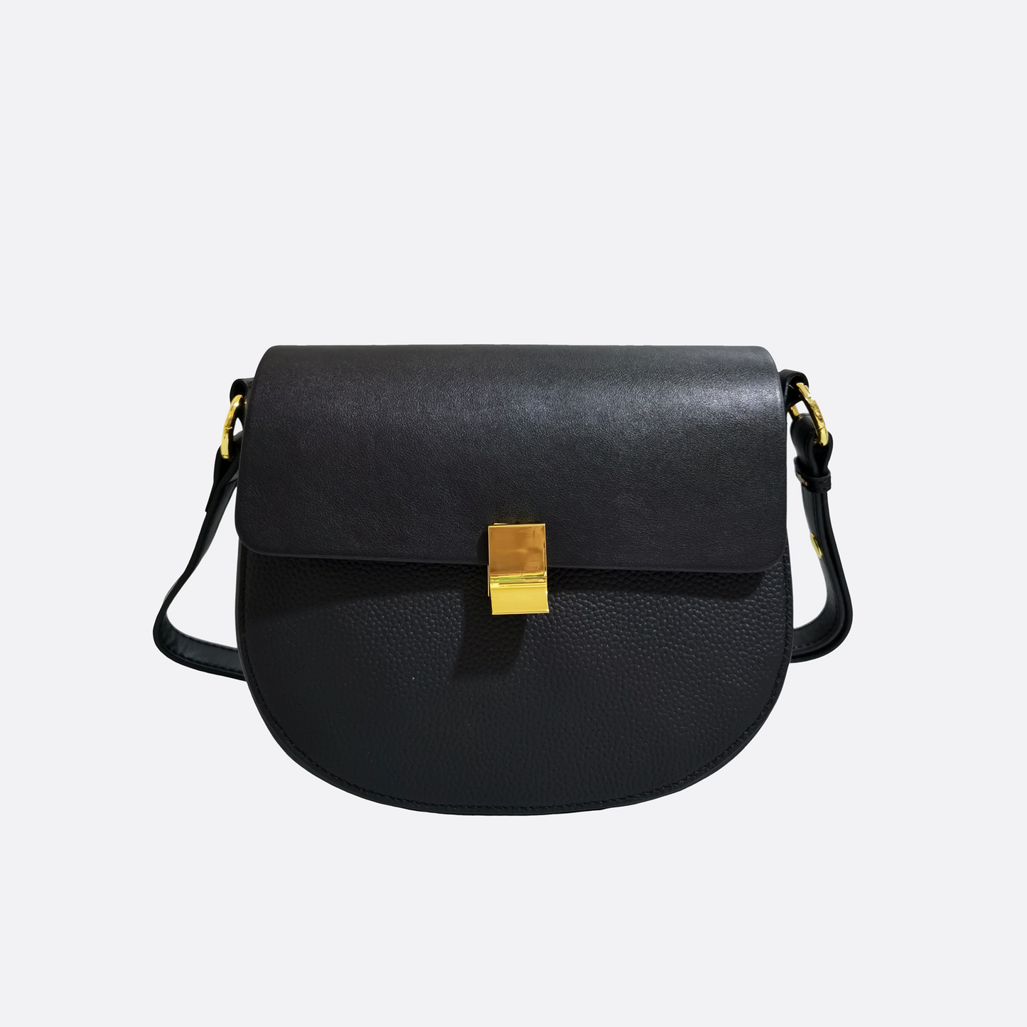 Women's genuine cowhide leather saddle handbag Edgar V3 design