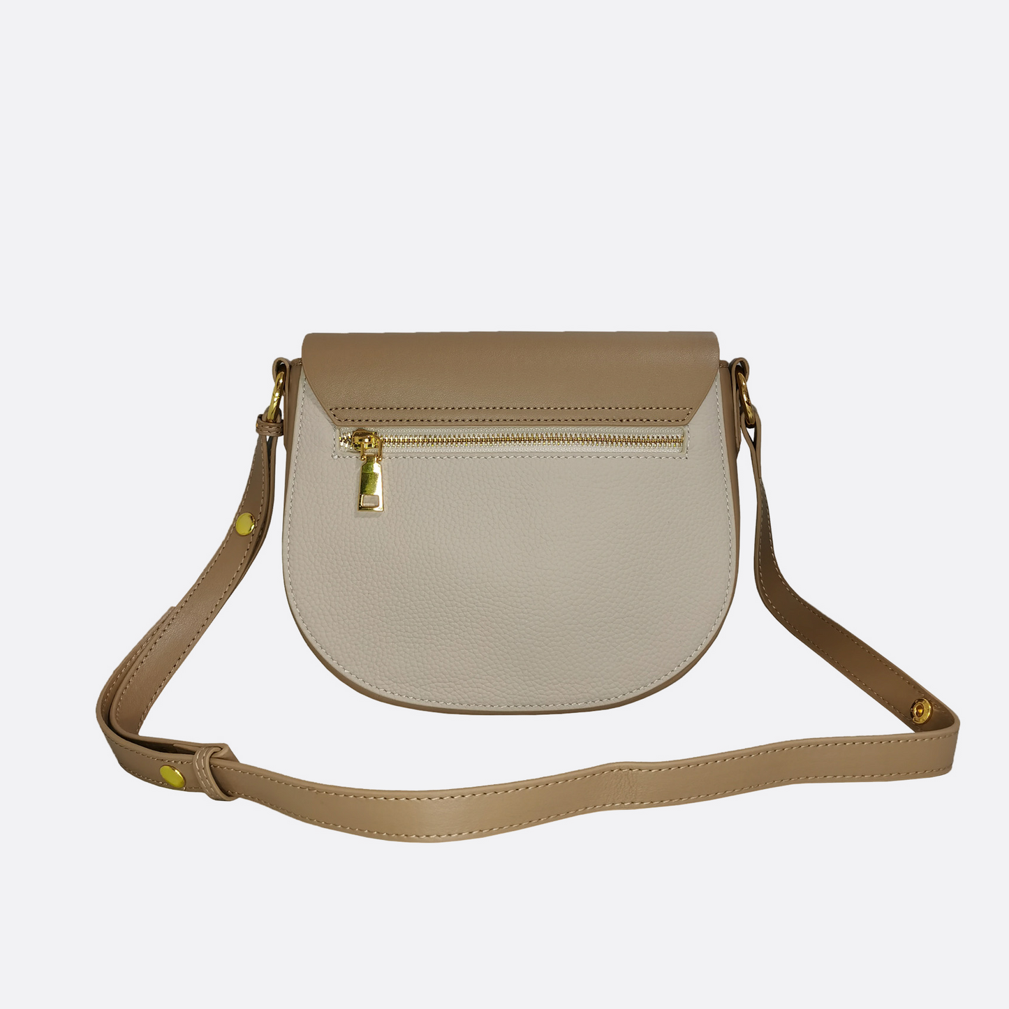 Women's genuine cowhide leather saddle handbag Edgar V3 design