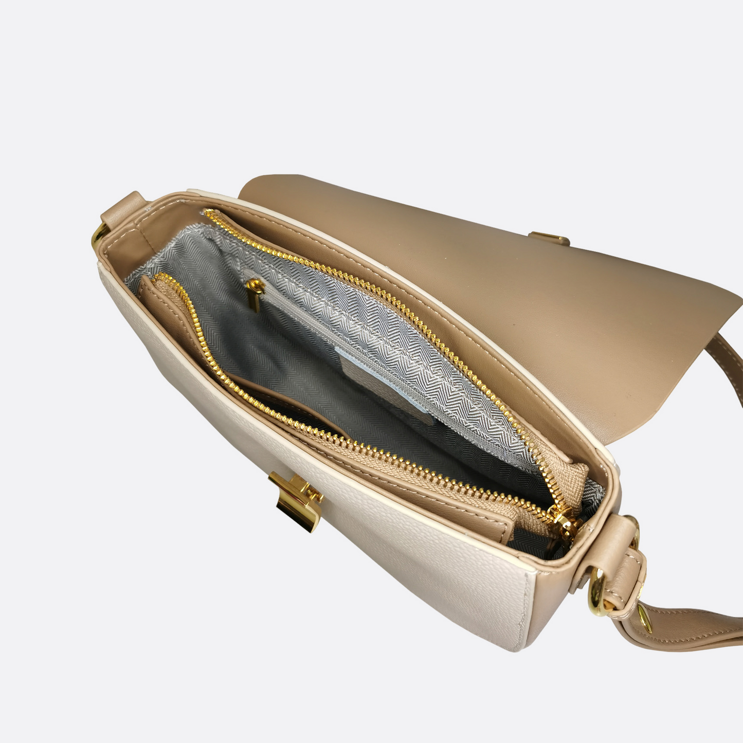 Women's genuine cowhide leather saddle handbag Edgar V3 design