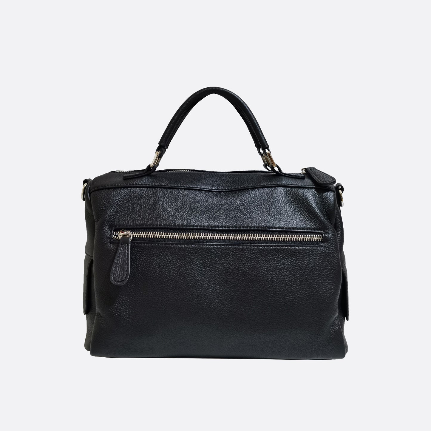 Women's genuine cowhide leather handbag Kabelky v3 design with 2 straps