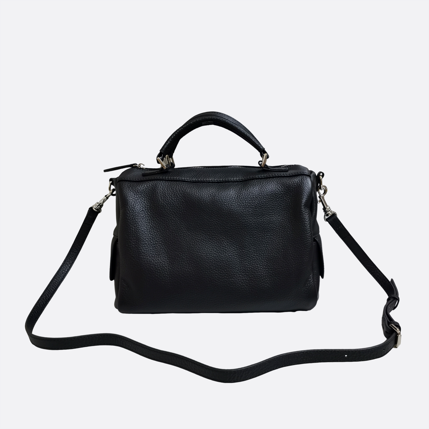Women's genuine cowhide leather handbag Kabelky v3 design with 2 straps