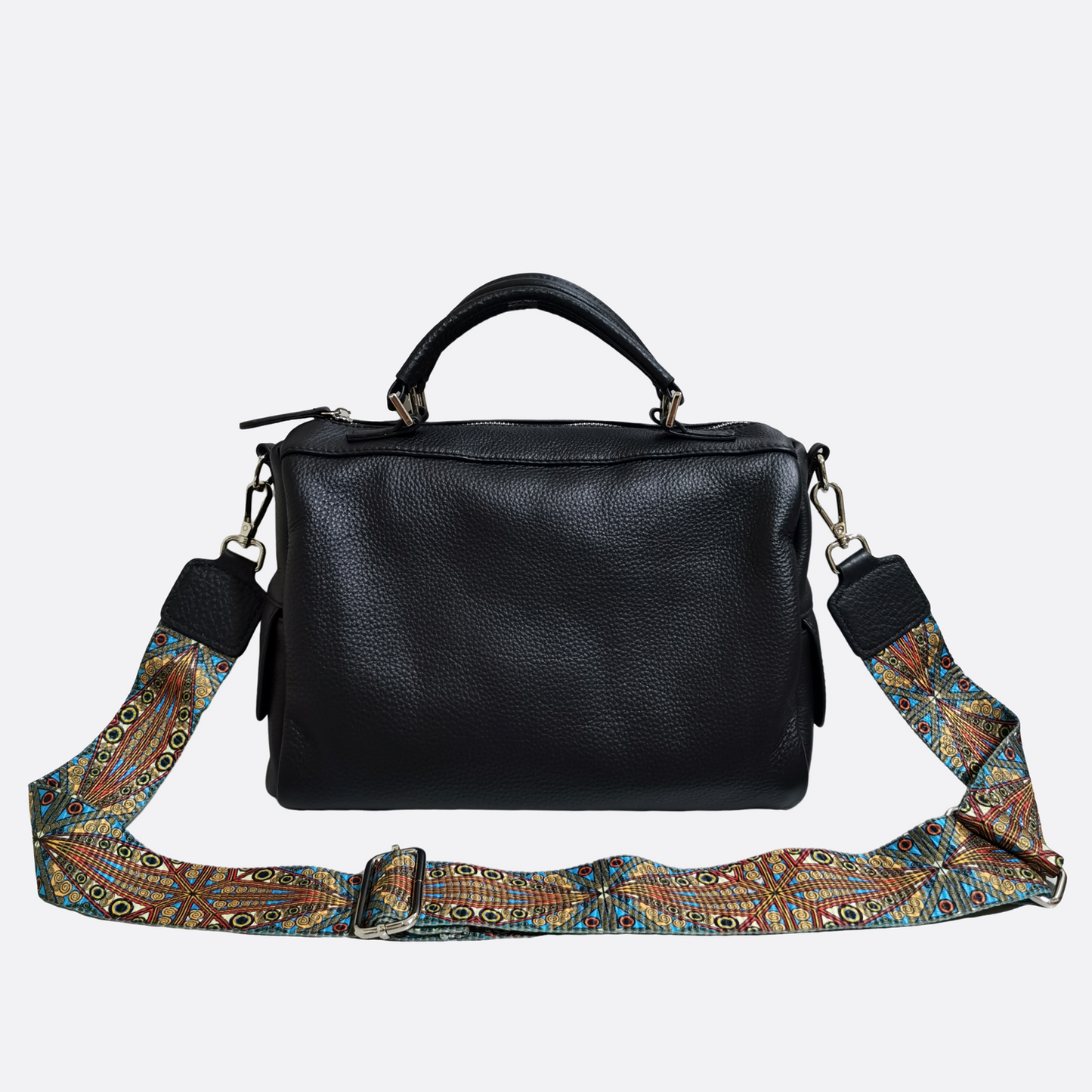 Women's genuine cowhide leather handbag Kabelky v3 design with 2 straps