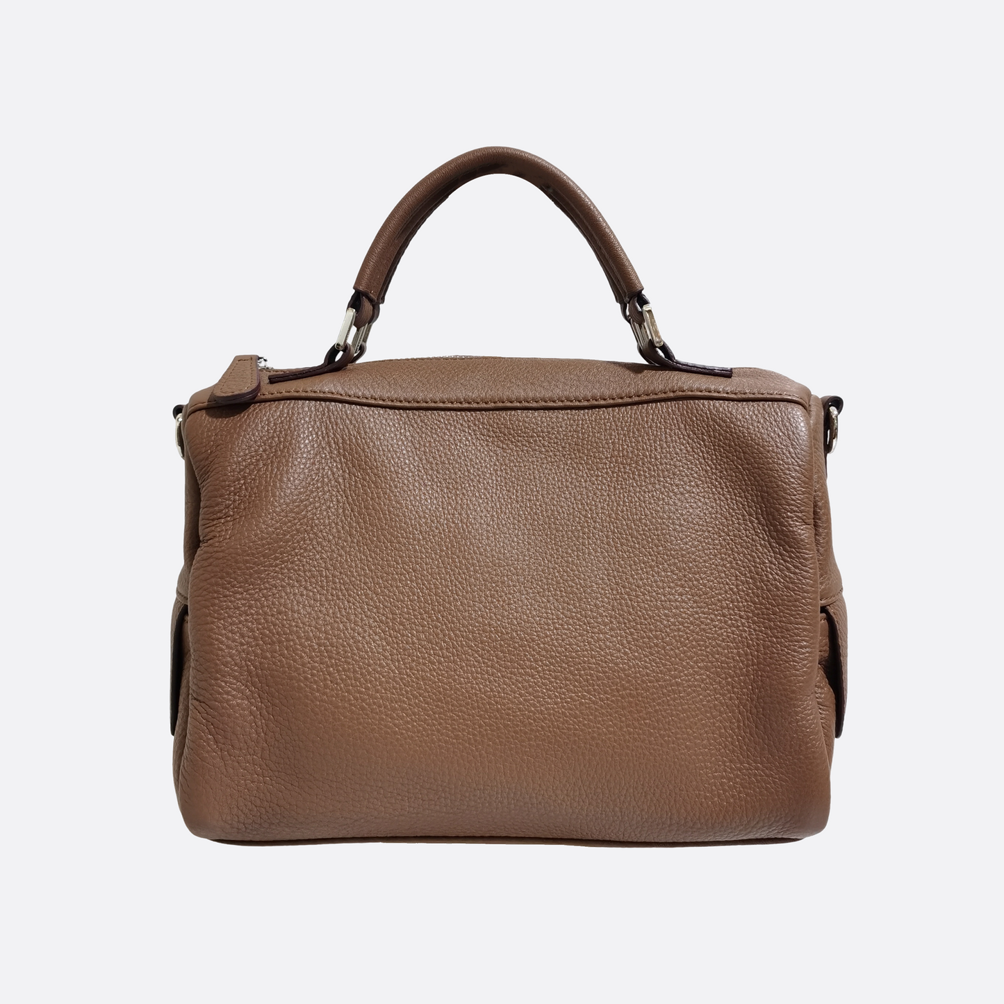 Women's genuine cowhide leather handbag Kabelky v3 design with 2 straps
