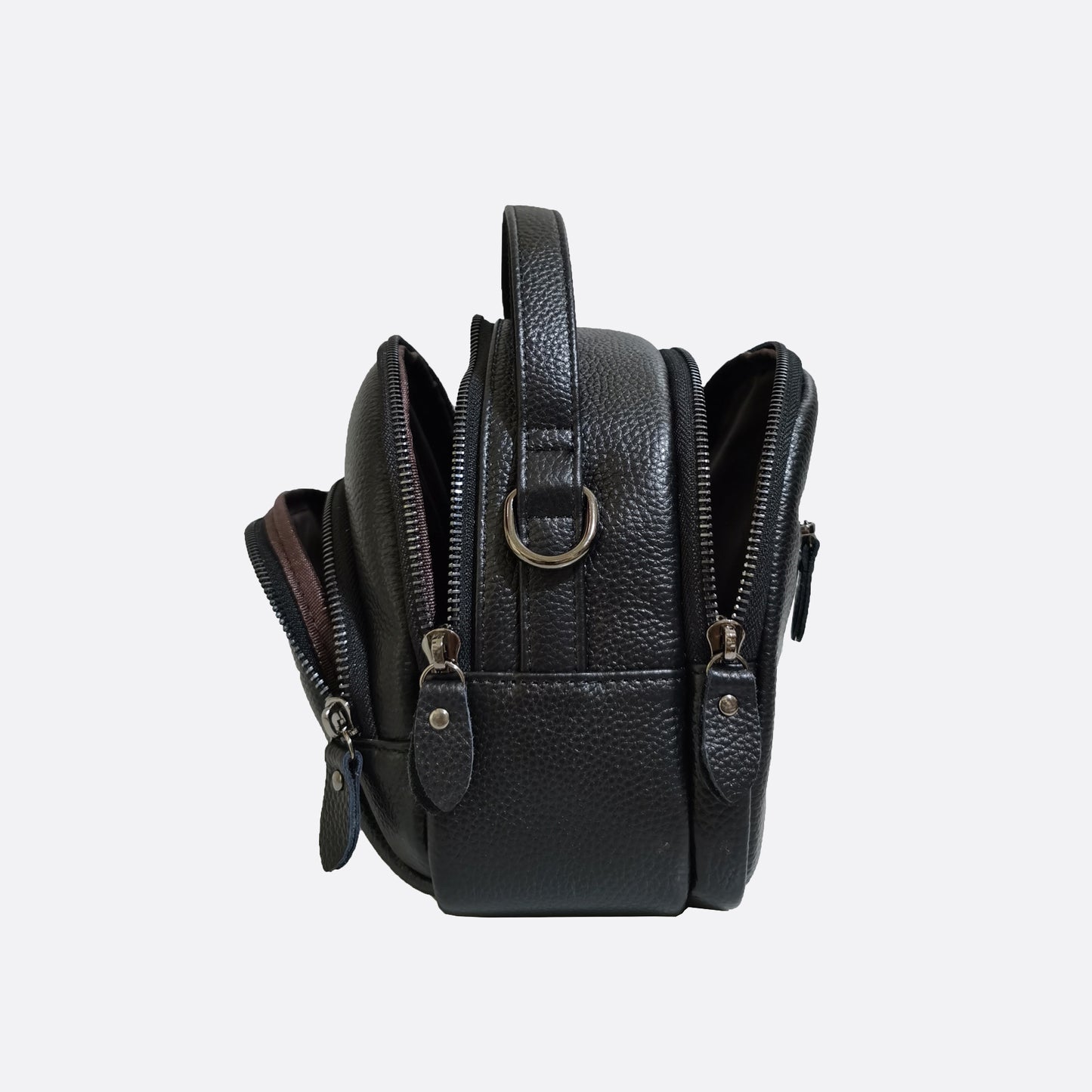 Women's genuine cowhide leather handbag Bacco design