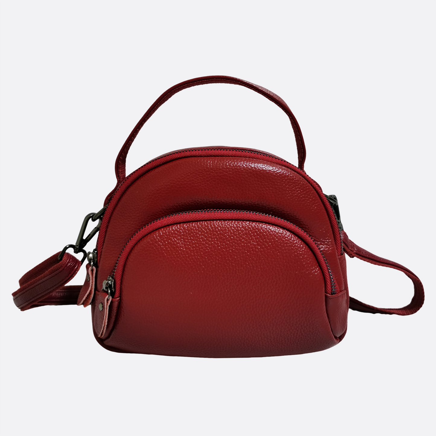 Women's genuine cowhide leather handbag Bacco design