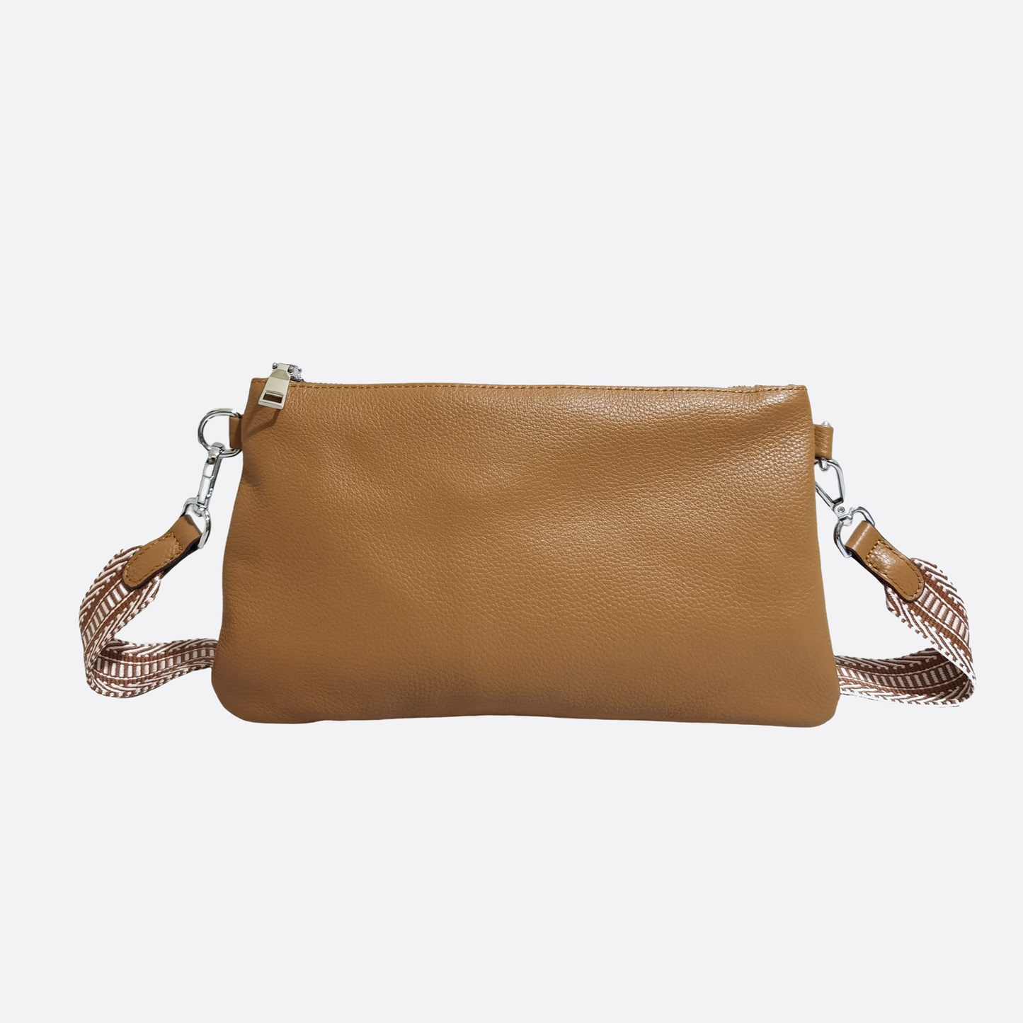Women's genuine cowhide leather clutch handbag Almo V2 design
