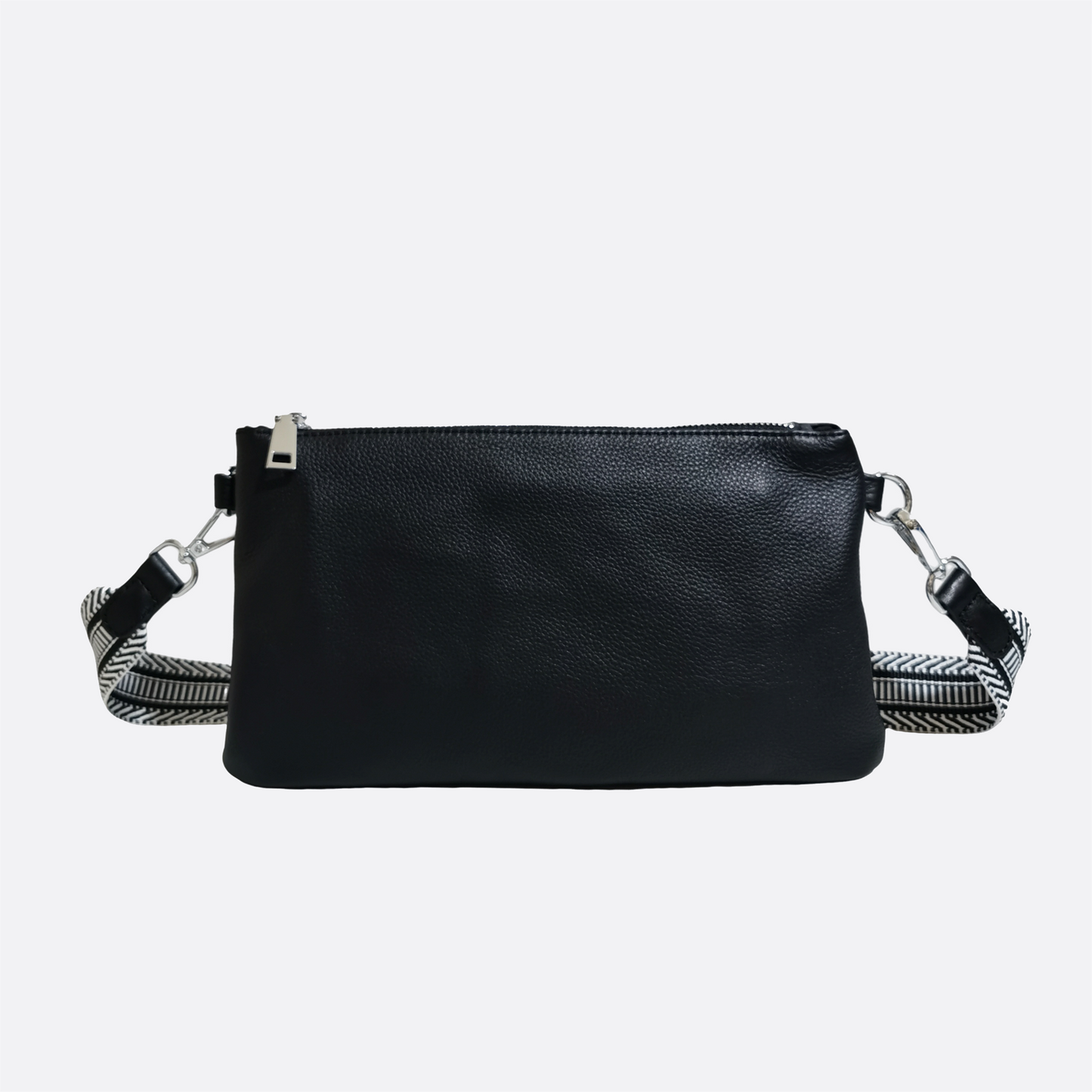 Women's genuine cowhide leather clutch handbag Almo V2 design