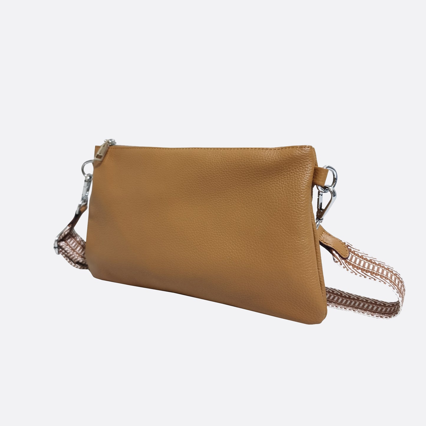 Women's genuine cowhide leather clutch handbag Almo V2 design